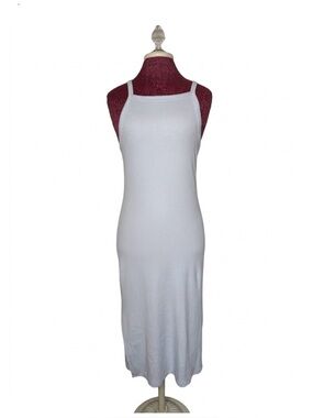 Old Navy Light Blue Ribbed Maxi Tank Dress Size Large